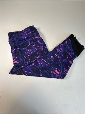 Avia Purple and Pink Patterned Women’s Active Leggings